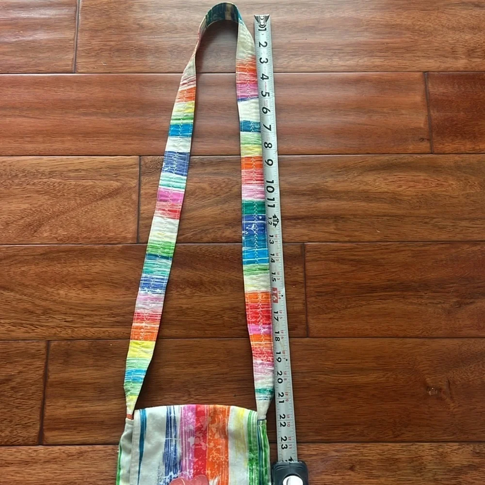 Crossbody Purse Handmade Rainbow Colorful